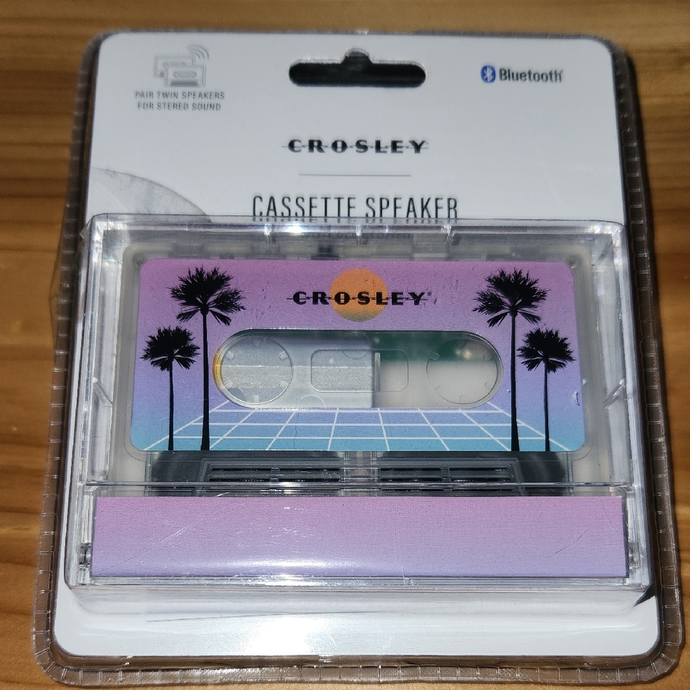 Crosley Purple Portable Speaker Nostalgic Design